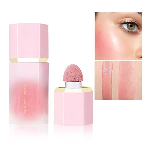 Rosarden Liquid Blush - Cream Blush For Cheek, Lip, Eyelid - Matte Soft Velvet Liquid Blush -High Pigmented Face Blushes - Waterproof & Long-Wearing & Smudge Proof Makeup Liquid Blush For Women #TOP1
