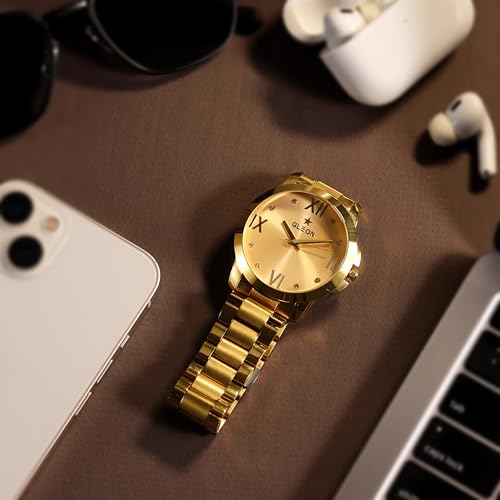 Image of GLEON Luxury Men's Numerology Watch | Water Resistant | Analog Type with Japanese Movement | Timepiece for Growth and Success with 1 Year Warranty - (Pack of 1)