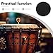 Parliky Djembe Drum Skin Replacement Moisture-resistant Drum Cover Easy Installation Noise Minimization Accessory for Percussion Instruments