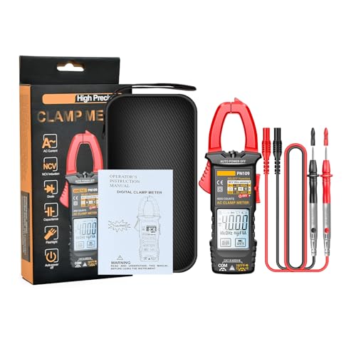 PN109 Ohmmeter Voltmeter Tester with Backlit 4000 Count Multimeter Battery Operated(NOT Include)