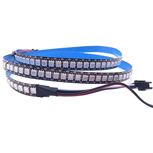 Image of DC 5V WS2813 Led Strip Light Dual Signal Individually Addressable 5m 30 LEDs WS2812B Updated Black White PCB (Black PCB IP20, 1M 144LED /M)