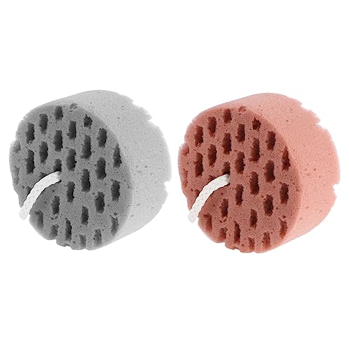 WRITWAA 2Piezas Esponja De Exfoliante Honeycomb Para Adultos y Esponja De Fregado Corporal Suave Para Ducha y Spa Para Limpieza y Cuidado