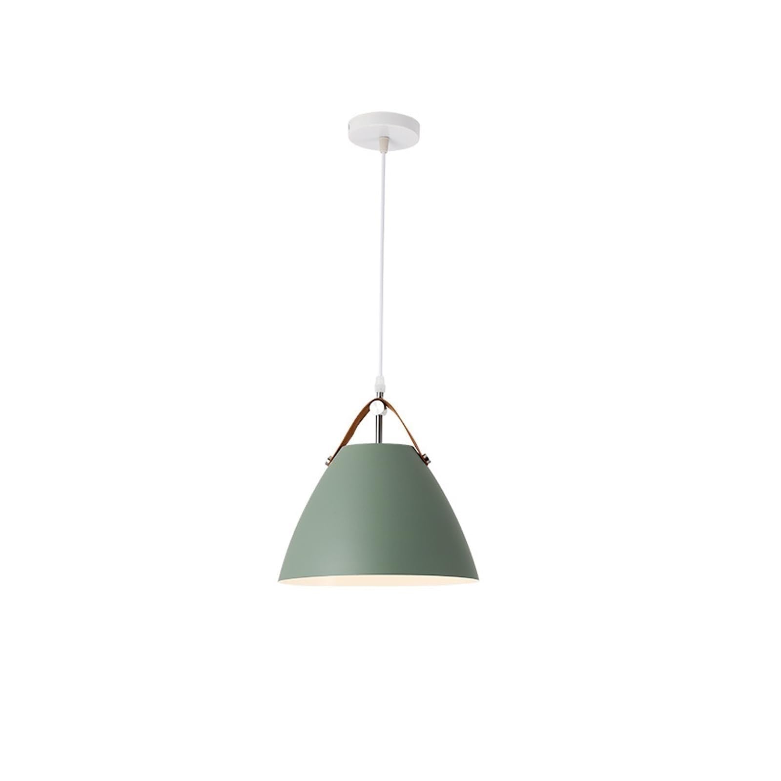 PLQWUJD Exquisite Chandelier Island Ceiling Light Fixture E27 Pendant Ceiling Lamp Colorful Flush Mount Lighting Single Close to Ceiling Light Metal Chandelier(Gr�n)