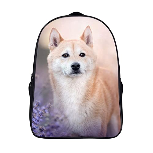 Sac d'école unisexe pour garçons fille - Sac à dos de voyage mignon chien pour enfants