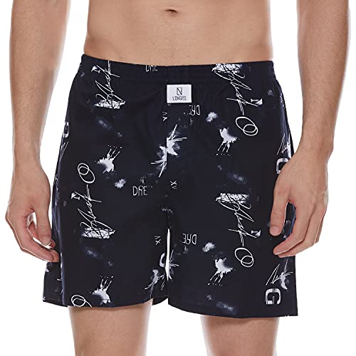 Image of Longies Men's Cotton Printed Regular Boxer Shorts