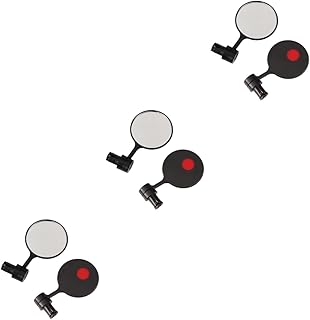 VANZACK 3 Pares De Espelho De Bicicleta Espelho Retrovisor De Bicicleta Espelho Retrovisor De Bicicleta Espelhos Circulares Espelhos Retrovisores Redondos Espelhos De Bicicleta Espelho