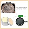 Threlaco 3 Pack 6 oz Cast Iron and Carbon Steel Seasoning Wax Cast Iron Seasoning Conditioner Wax for Steel Cookware Cutting Board Kitchen Ware Restore Maintenance #2