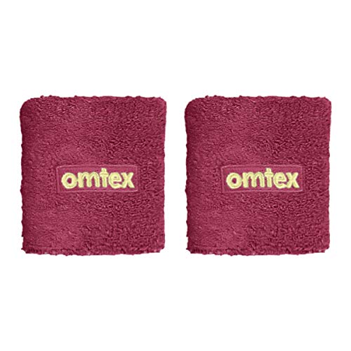 Image of Omtex Wrist Band 3 inches - Maroon Pack of 2