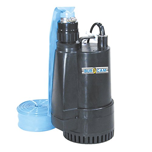 BurCam 300509P Submersible Utility Pump (Pool/Fountain), 1/