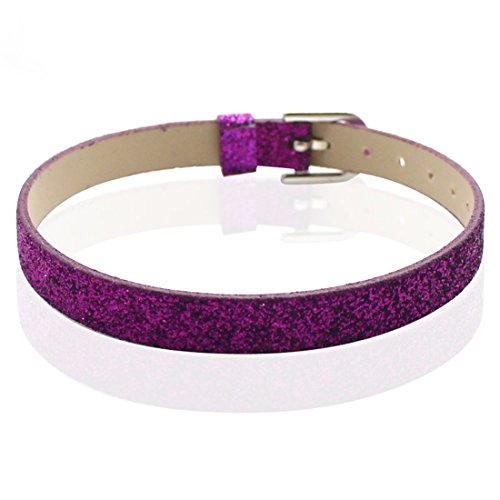 100Pcs Mix Colors 8Mm Slide Wristbands/Bracelets For 8Mm Slide Letters,Jewelry Making Charms-Diy Supplies #TOP2