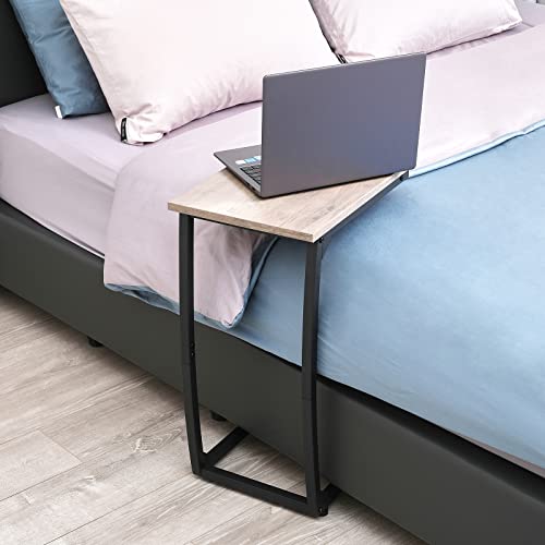 Lakemid C Shaped End Table Side Table Of 2, Small Sofa Table With Metal Frame For Living Room Bedroom Small Spaces (Light Lvory) #TOP3