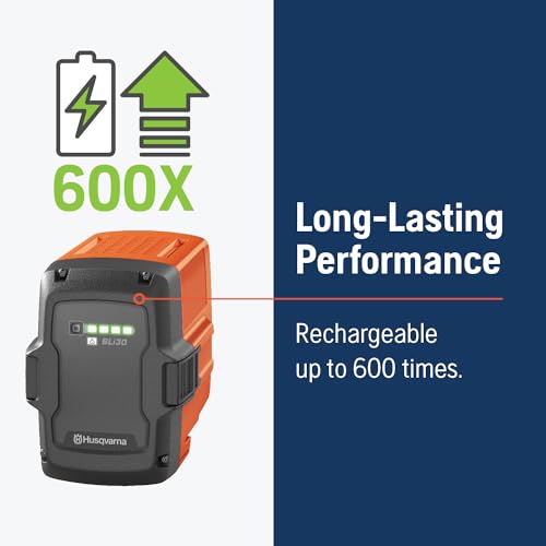 Husqvarna BLi30 7.5 Ah 40V Battery Electric Tools, 270Wh Lithium Ion Battery, 967937702