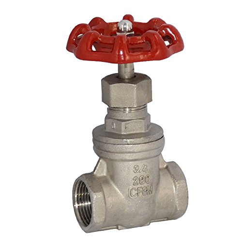 Válvula de compuerta de 3/4" alta resistencia SS 316 CF8M 2