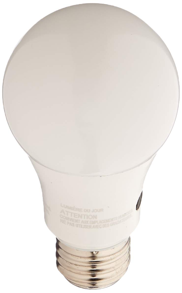 Feit Electric LED Built-in Dusk to Dawn Sensor Intellibulb - A19 with an E26 Medium Base Light Bulb - 60W Equivalent - 15 Year Life - 800 Lumen - 5000K Daylight (Pack of 2)
