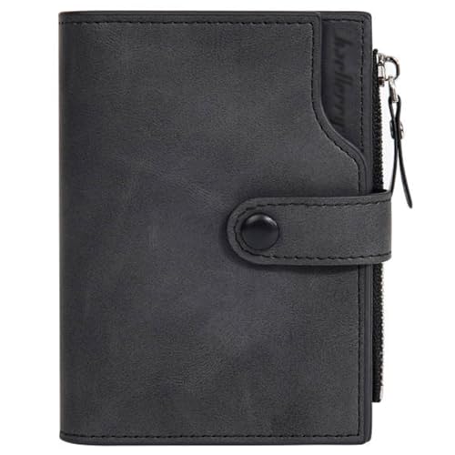 Image of Wallet for Men Large Capacity Leather RFID Blocking Trifold Wallet with 2 ID Windows and 15 Card Holders
