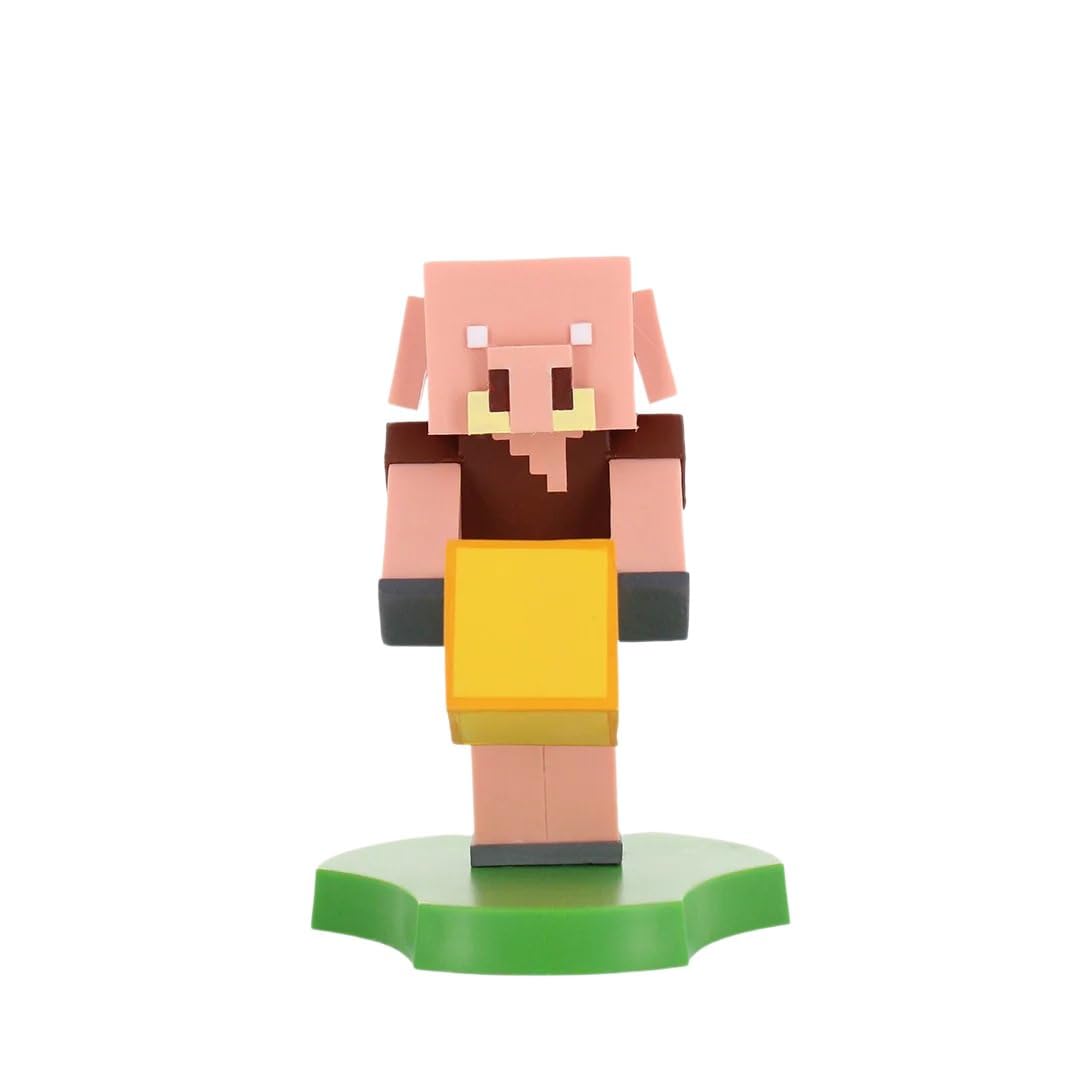 Minecraft: Piglin Guys Holdems, Mini Cable Guys Phone Stand and Device Holder