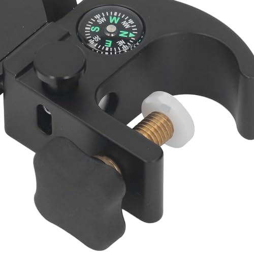 LiebeWH Aluminum Data Collector Phone Holder Universal Pole Clamp with Compass Designed for RTK Surveying, LiebeWHocmb0sn7dg