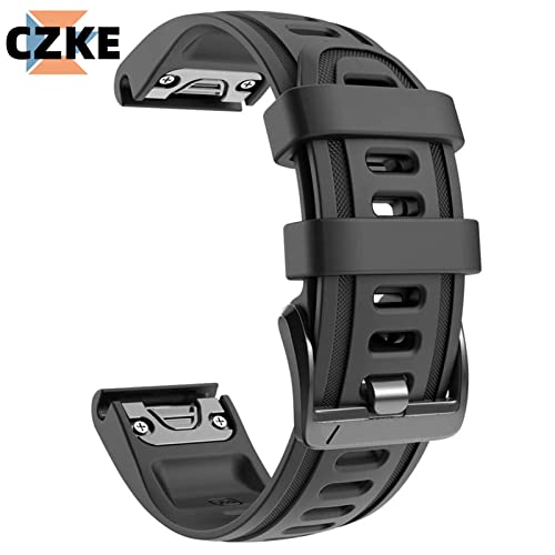 Bracelet Garmin Fenix 5S Plus silicone jaune pour changer de style - 4