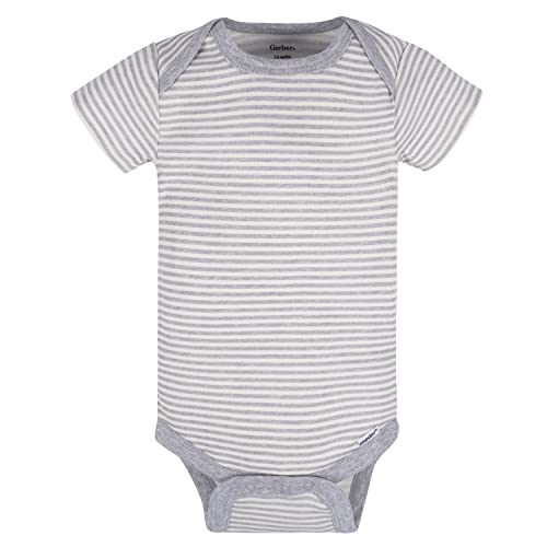 Image of Gerber Unisex Baby 5-Pack Short Sleeve Variety Onesies Bodysuits