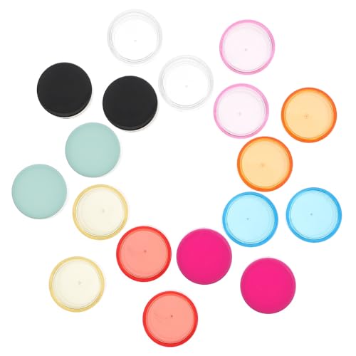 NUOBESTY Pots de Pommade en Polypropylène 5G Lot de 100, Boîtes Rondes Multicolores Vides pour Pharmacie et Soins Visage Voyage