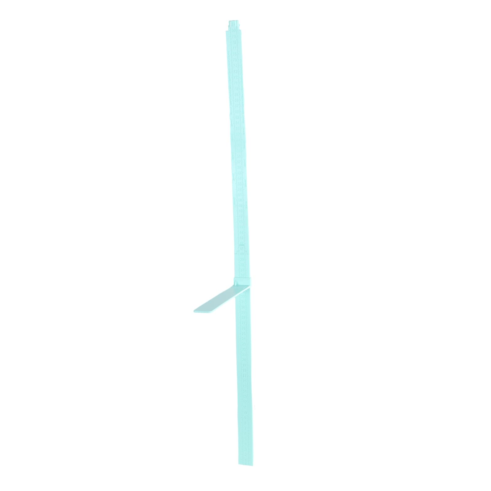 Lirrvb Blue Height Ruler Kids Height Measurement For Wall Sticker Sliding Measuring Ruler For Nursery School Clinic Kids Nursery Decors