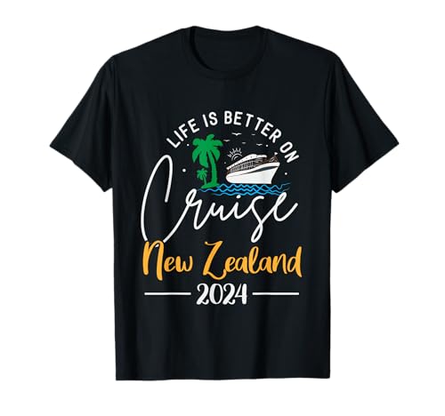Family Cruise Matching 2024 New Zealand Family Cruise T-Shirt