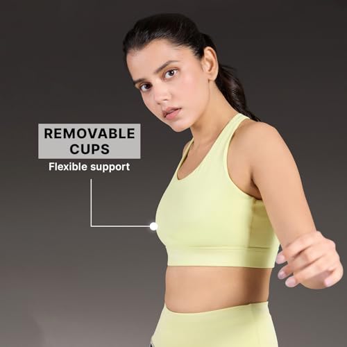 Image of Kica Luxe Crostini Full Coverage and High-Impact Sports Bra for Gym