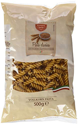 mamma lucia Vollkorn Pasta Spiralen, 10er Pack (10 x 500 g)
