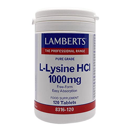 Lamberts L Lisina Hci 1000mg - 120 Tabletas