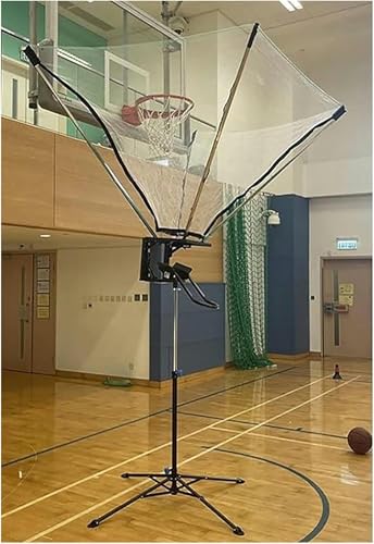 Basketball Shooting Machine Return System for Portable Hoops