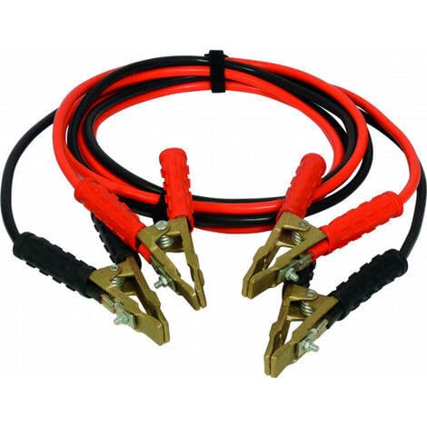 TOPCAR Jeu de câbles de démarrage 4m équipés de Pinces Laiton 480A 25mm 04150