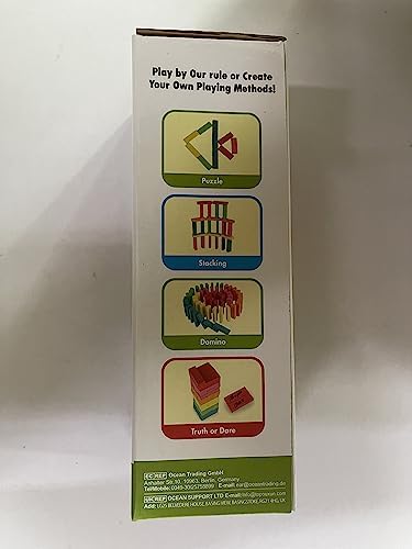 Coogam Wooden Blocks Stacking Game with Storage Bag, Colorful Toppling Tower Building Blocks Balancing Puzzles Toys Learning Educational Sorting Family Games Montessori Toys Gifts for Kids 9 41I5uHRjVkL. AC