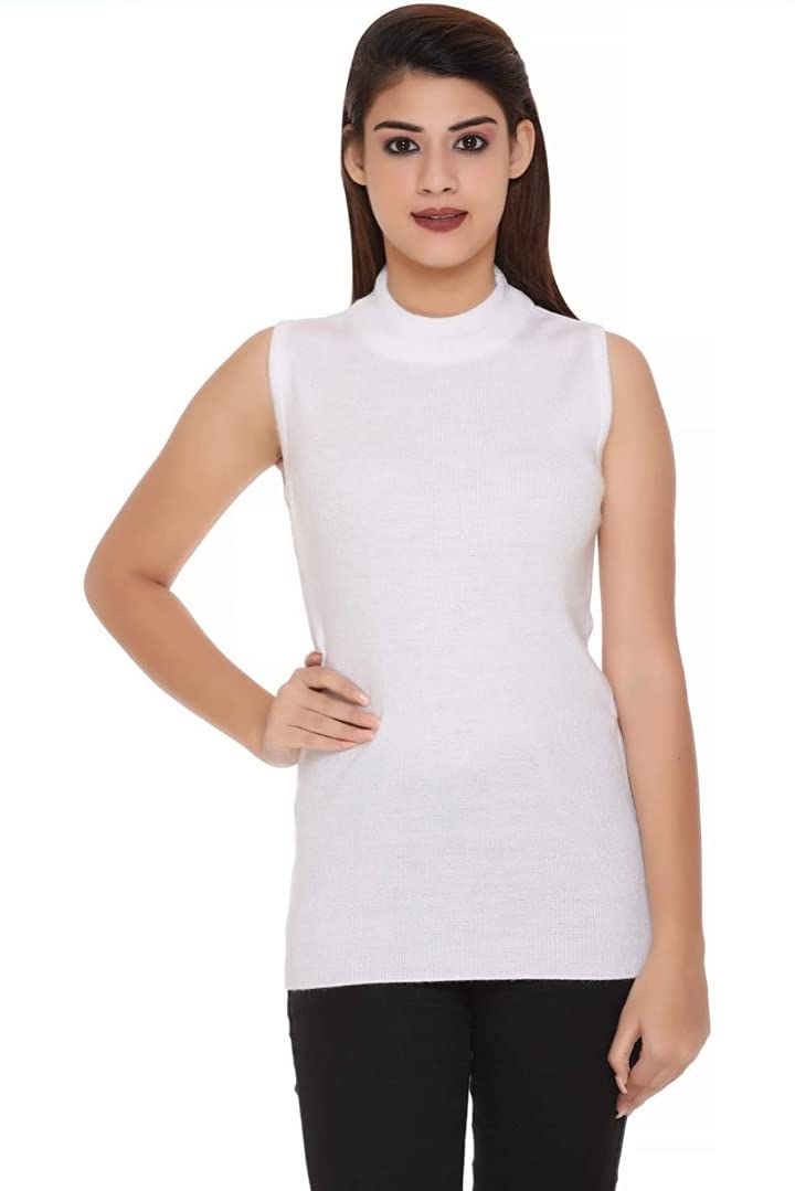 nice wonder Woollen Sleeveless Women's Sweater (Free Size)-picture-25