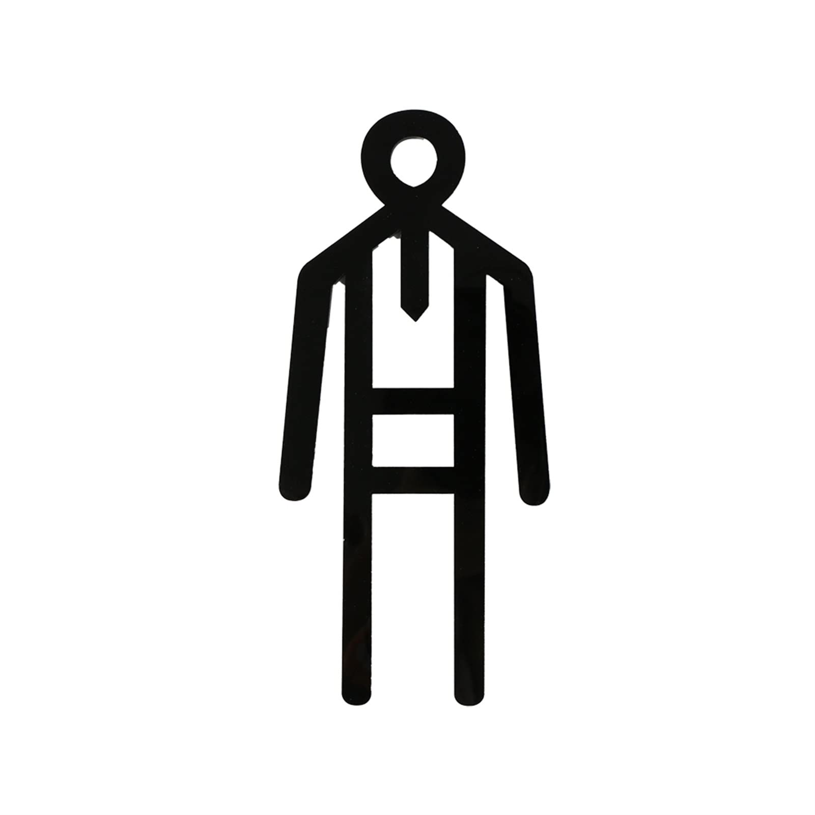 Toiletbord, 3D mannen vrouwen creatieve bewegwijzering nummer acryl