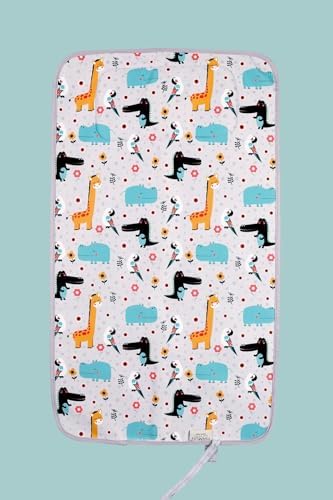 Miniatura 5 de Hamur Home Cambiador portátil  Impermeable, lavable y fácil de limpiar, plegable cambiador de bebé de viaje para bolsa de pañales, compacto y