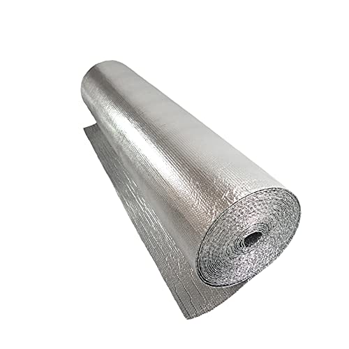 Lámina reflectora para radiador y techos de aluminio con burbujas de 1m