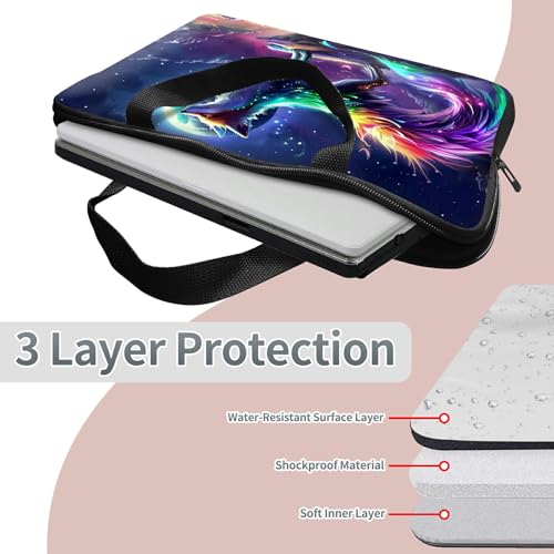 Funda universal para laptop/tablet de 10 pulgadas Mythical Fox miniatura 4