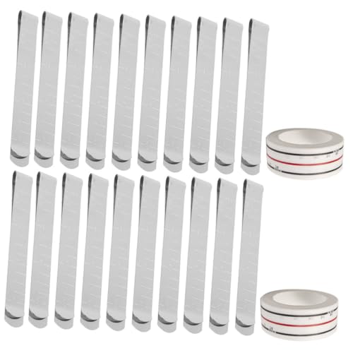 OSALADI Dressmaking Sewing Clip Metal Hemming Clamp Ruler Quilting Clip for Professionals Beginners