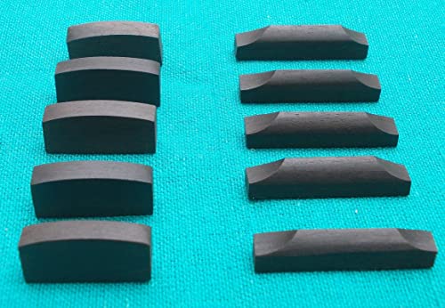 MUSICAL STRING 12 pcs Natural Ebony wood Violin Saddle Best Quality
