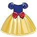 OBEEII Vestito da Principessa Biancaneve per Bambina Ragazza Cosplay Abito Costume Festa di Compleanno Natale Halloween Carnevale Partito Vestiti Operato Abiti 005 3-4 Anni