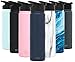 Simple Modern 22oz Summit Water Bottle + Extra Lid - Vacuum Insulated Stainless Steel Wide Mouth Hydro Travel Mug - BPA Free Workout Container - Deep Ocean Blue