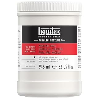 Liquitex Professional Acrylic Medium for Arcylic Paint, Modelling Paste, 946 ml
