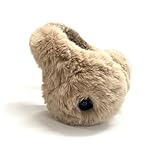 [Tlypezq] USB充電式 電熱耳あて - 寒い冬をおしゃれで快適に乗り切る (ベージュ)