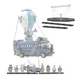 Brickcessories Display Stand Compatible with Lego 77073 - Fortnite Battle Bus, Set Not Included, Stand Only