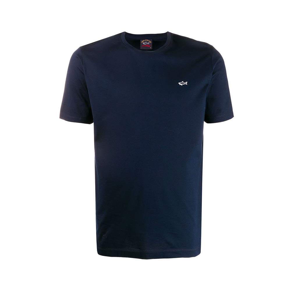 PAUL & SHARK 9849AD Maglia uomo Blue Cotton t-Shirts Men