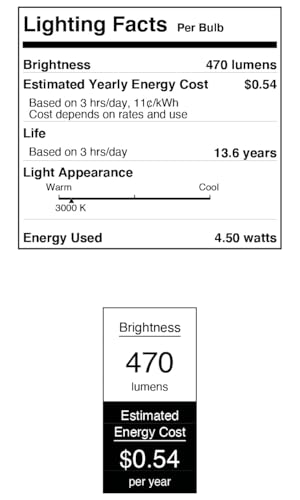 Image of Westinghouse Lighting 5257000 4.5 Watt (40 Watt Equivalent) A19 Dimmable Clear Filament LED Light Bulb, Medium Base