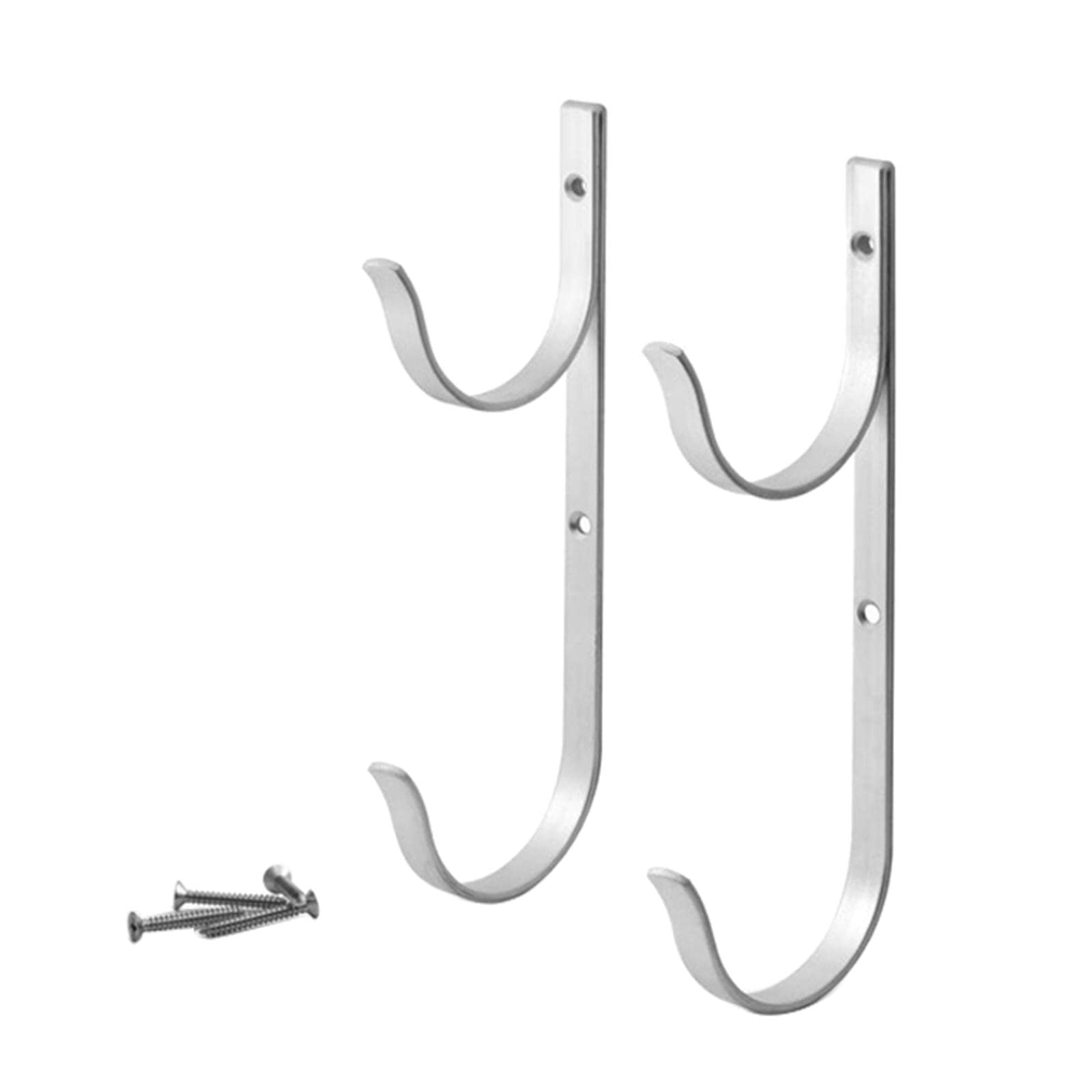 2Pcs Pool Pole Hanger Telescoping Pole Hook Garden Hanger Storage Rack-picture-24
