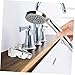 jojofuny Adjustable Shower Hand Holder Bracket Mount Wall Mount Arm for Handheld Showerheads Finish Easy Tool Installation Compatible with Standard Connectors