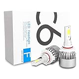 9005 LED Headlight Bulbs, Tripcraft All in one Car Led Headlamp Conversion Kit 2PC 72w 7600lm Extremely Bright High Bean Hb3 Led Fog Light Waterproof Instead of Halogen,Hid Bulbs,2 years Warranty