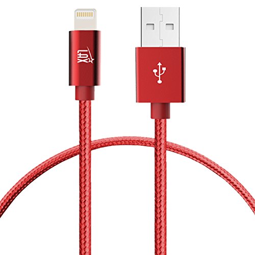 LAX iPhone Charger Lightning Cable - MFi Certified Durable Braided Apple Lightning USB Cord for iPhone 11/11 Pro Max/XS Max/X/iPad, iPod & More